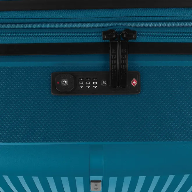Outlet Gabol Brooklyn Cabin Trolley Expandable turquoise