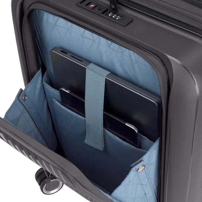 New Gabol Brooklyn Cabin Trolley Front Pocket gris