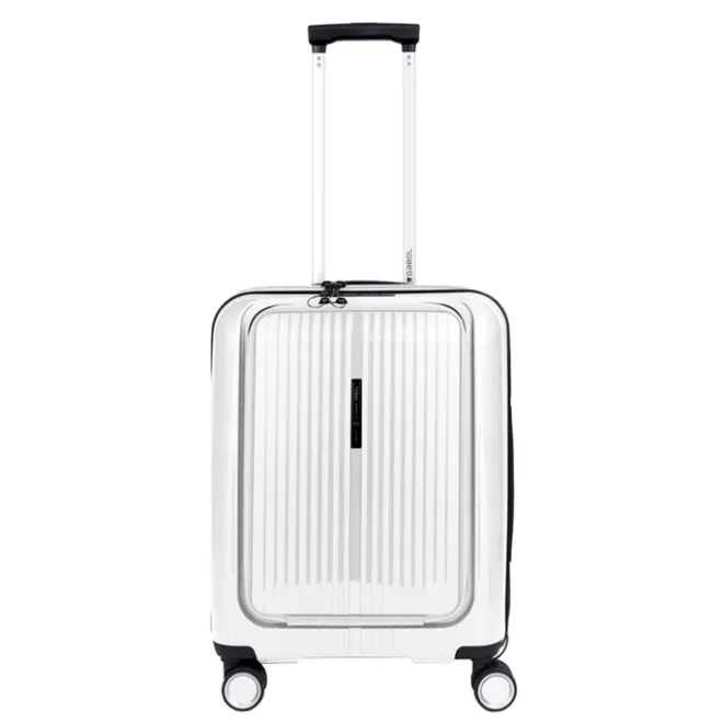 Outlet Gabol Brooklyn Cabin Trolley Front Pocket blanco