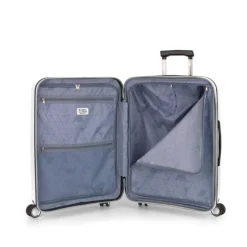 Clearance Gabol Brooklyn Medium Trolley Expandable white