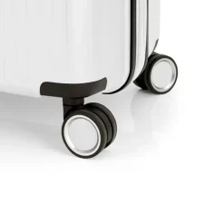 Clearance Gabol Brooklyn Medium Trolley Expandable white