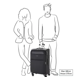 Clearance Gabol Cloud Trolley Medium 69 black
