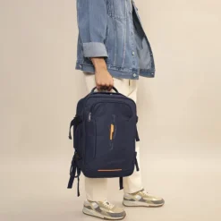 Clearance Gabol Week Eco Travel Backpack navy blue