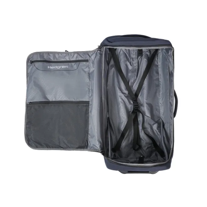 Outlet Hedgren Comby Compact Wheeled Duffle 75 peacoat blue