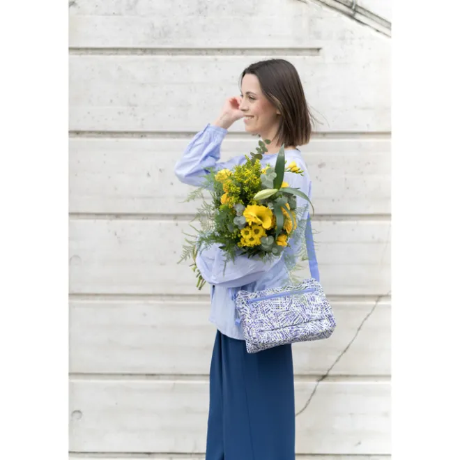 New Hedgren Eye RFID Shoulder Bag Medium jacaranda blue