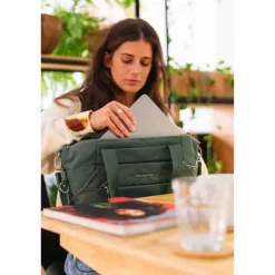 Best Hedgren Furo Ryoko Duffle S duck green