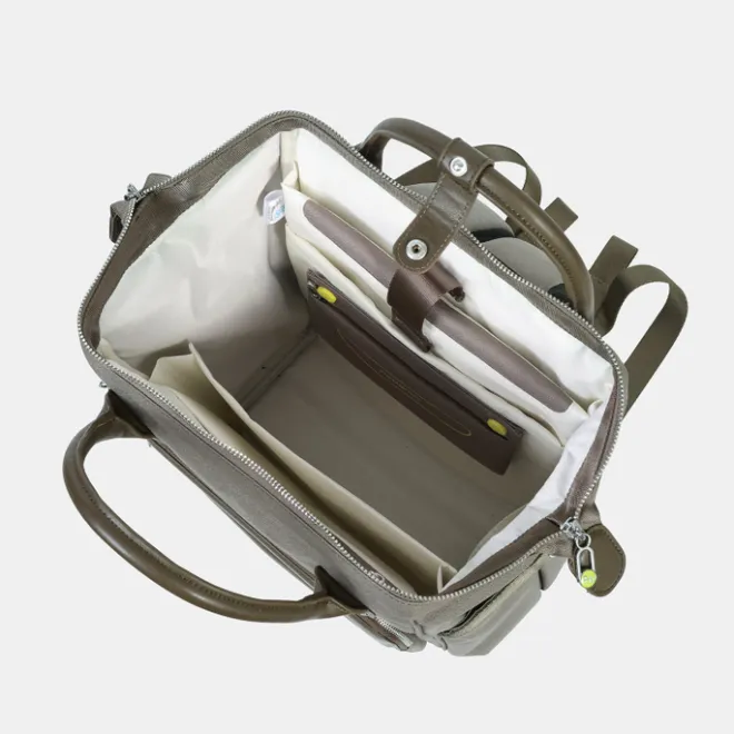 Sale Hedgren Moka RFID Backpack M 14" vintage taupe
