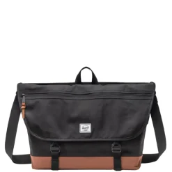 Sale Herschel Supply Co. Cove Messenger black/saddle brown