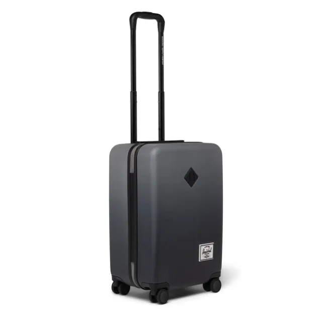 Herschel Supply Co. Heritage Hardshell Large CarryOn Luggage black gradient