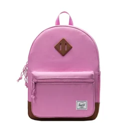 New Herschel Supply Co. Heritage Kids Backpack opera mauve-saddle brown