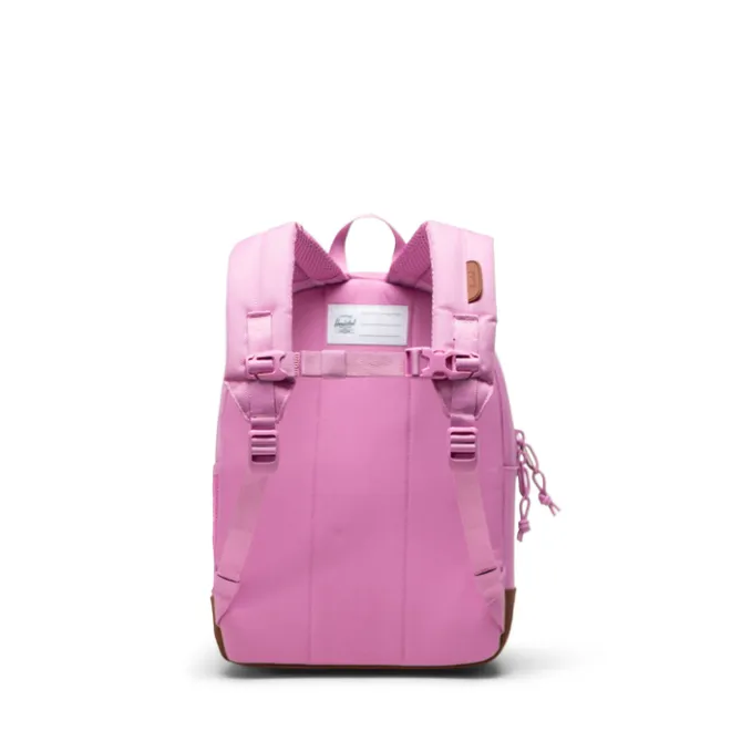 New Herschel Supply Co. Heritage Kids Backpack opera mauve-saddle brown