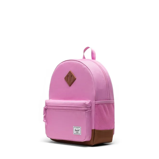 New Herschel Supply Co. Heritage Kids Backpack opera mauve-saddle brown