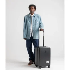 Discount Herschel Supply Co. Heritage Hardshell Large CarryOn Luggage moonbeam
