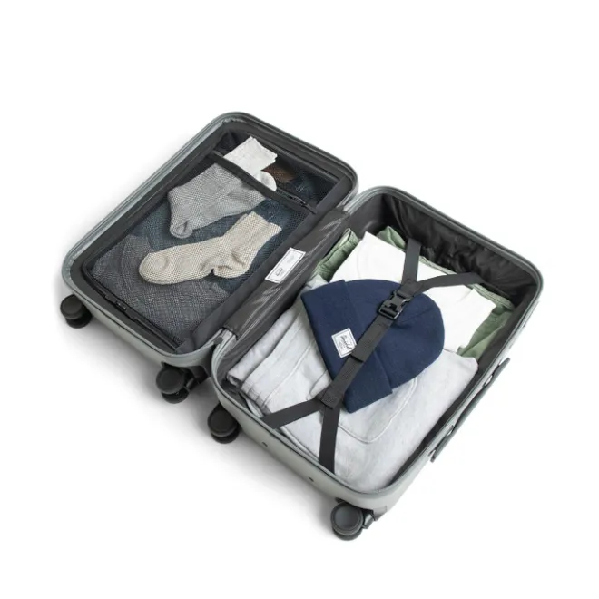 Discount Herschel Supply Co. Heritage Hardshell Large CarryOn Luggage moonbeam