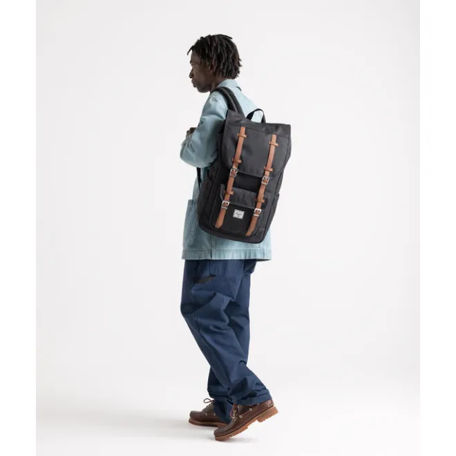 Online Herschel Supply Co. Little America Backpack light grey crosshatch