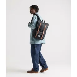 Hot Herschel Supply Co. Little America Mid Backpack light grey crosshatch