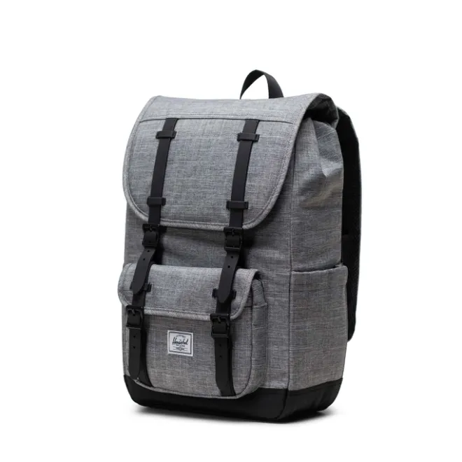 New Herschel Supply Co. Little America Mid Backpack raven crosshatch
