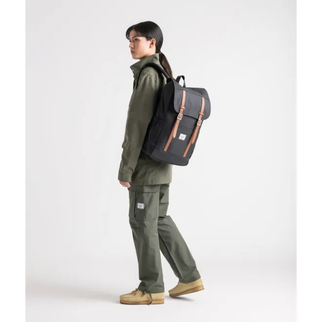 Online Herschel Supply Co. Retreat Backpack raven crosshatch