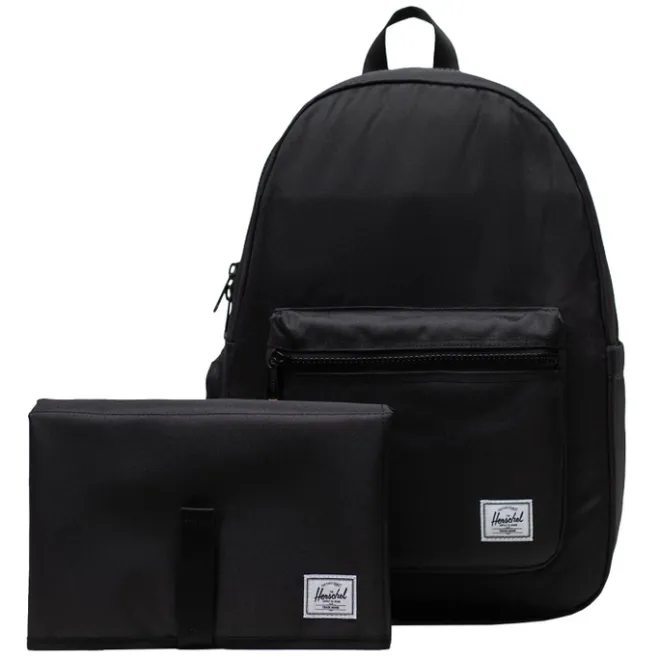 New Herschel Supply Co. Settlement Backpack Diaper Bag black