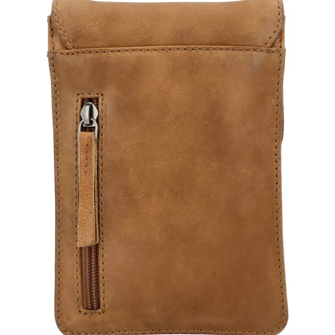 Clearance Hide & Stitches Earth Phonebag brown