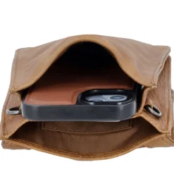 Clearance Hide & Stitches Earth Phonebag brown