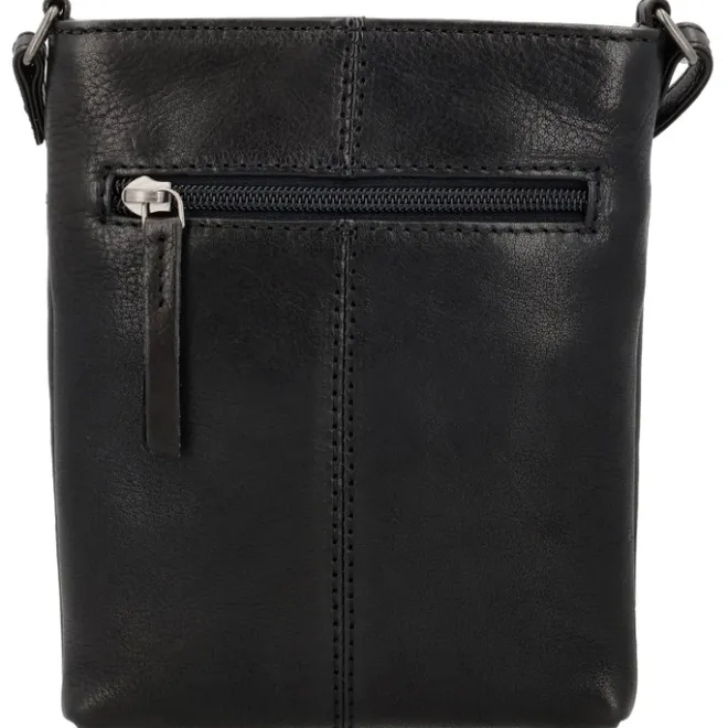 Outlet Hide & Stitches Earth Shoulderbag black