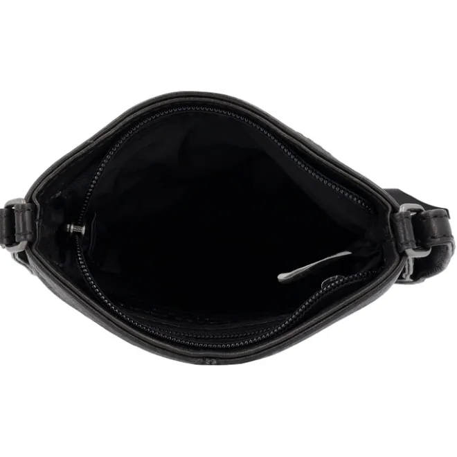 Outlet Hide & Stitches Earth Shoulderbag black
