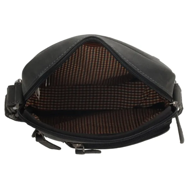 Best Hide & Stitches Idaho Breeze Schoudertas zwart