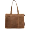 Outlet Hide & Stitches Idaho Eclipse Laptoptas bruin