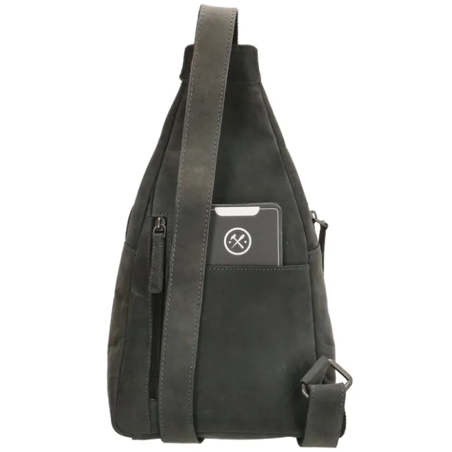 Online Hide & Stitches Idaho Radiant Schoudertas zwart