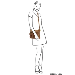 Outlet Hide & Stitches Idaho Shoulderbag brown