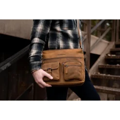 Online Hide & Stitches Idaho Shoulderbag black