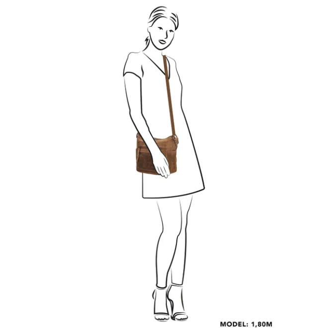 Discount Hide & Stitches Idaho Shoulderbag brown