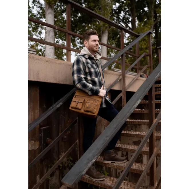 Discount Hide & Stitches Idaho Shoulderbag darksand