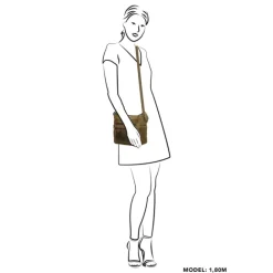 Clearance Hide & Stitches Idaho Shoulderbag olivegreen
