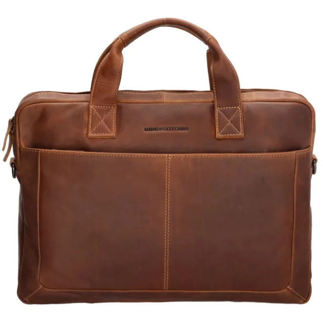 Best Hide & Stitches Japura Laptopbag cognac