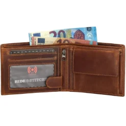 New Hide & Stitches Japura Wallet cognac