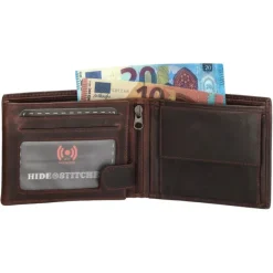 Clearance Hide & Stitches Japura Wallet darkbrown