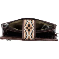 Hide & Stitches Next Navajo Wallet darkbrown