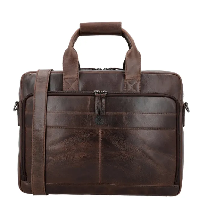 New Hide & Stitches Next Navajo Laptopbag darkbrown
