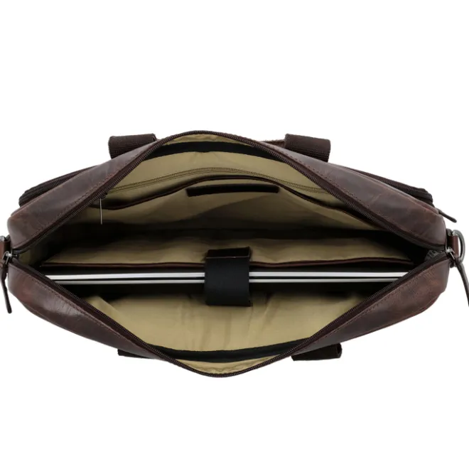 New Hide & Stitches Next Navajo Laptopbag darkbrown