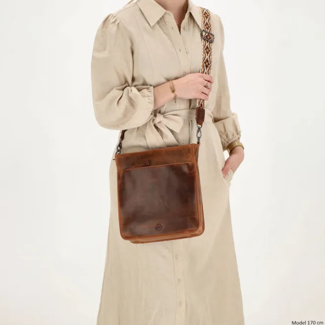 New Hide & Stitches Next Navajo Shoulderbag brown