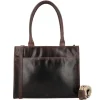 Hot Hide & Stitches Next Navajo Laptopbag darkbrown