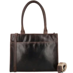 Hot Hide & Stitches Next Navajo Laptopbag darkbrown