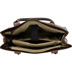 Hot Hide & Stitches Next Navajo Laptopbag darkbrown