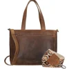 Hot Hide & Stitches Next Navajo Handbag brown