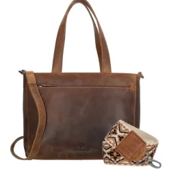 Hot Hide & Stitches Next Navajo Handbag brown