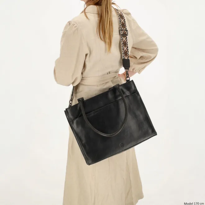 New Hide & Stitches Next Navajo Laptopbag black