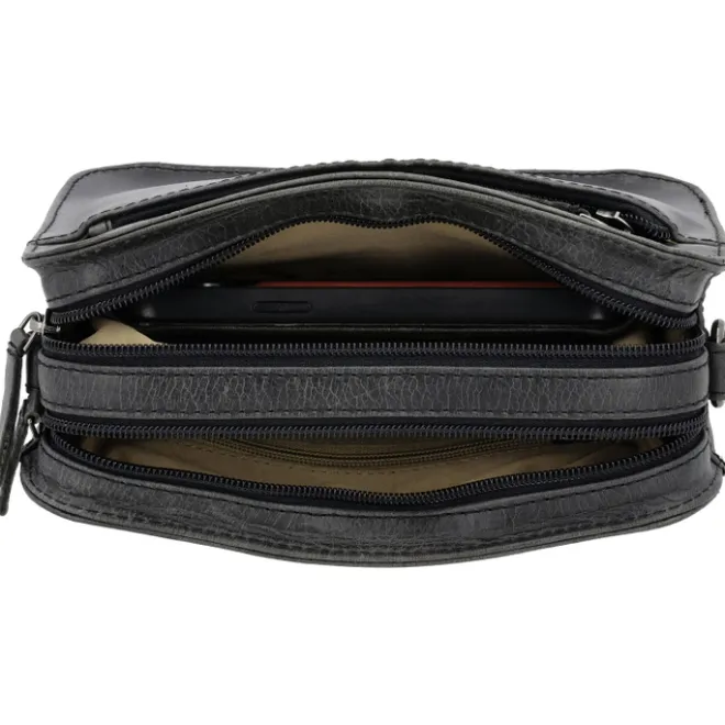 Hide & Stitches Next Navajo Shoulderbag black