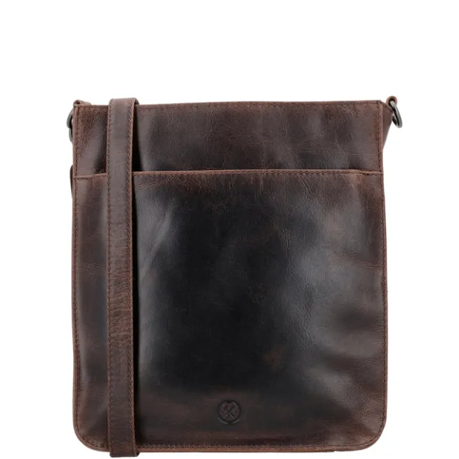 Hot Hide & Stitches Next Navajo Shoulderbag darkbrown